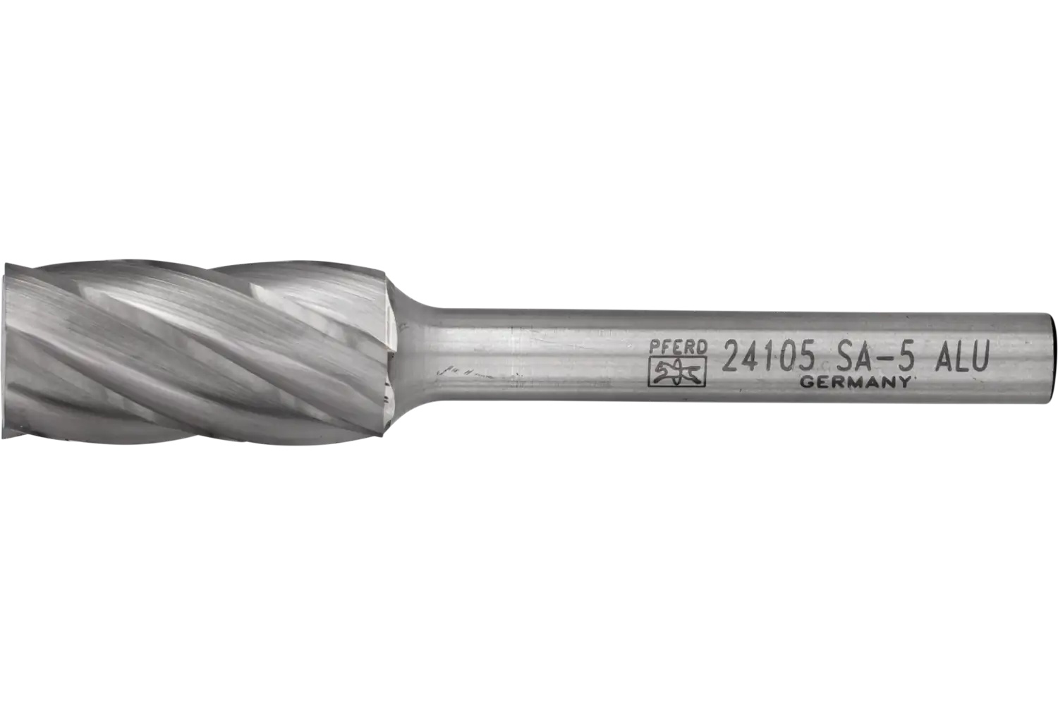 Picture of Pferd Carbide Bur SA-5 Cylindrical Uncut End ALU Cut 1/2" x 1" x 1/4" Shank